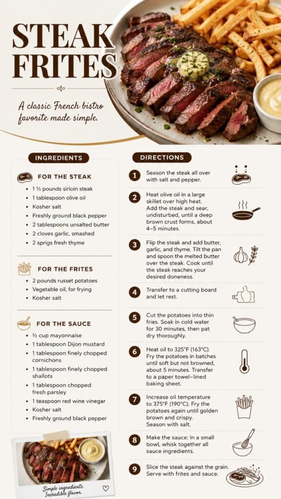 steak frites recipe at home