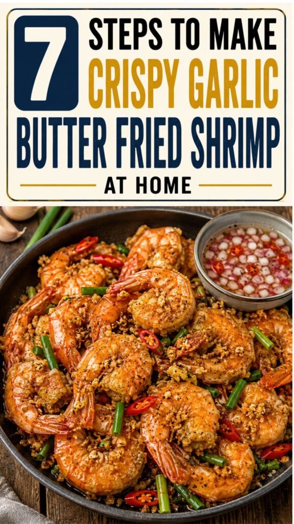 7 Steps to Make Crispy Garlic Butter Fried Shrimp