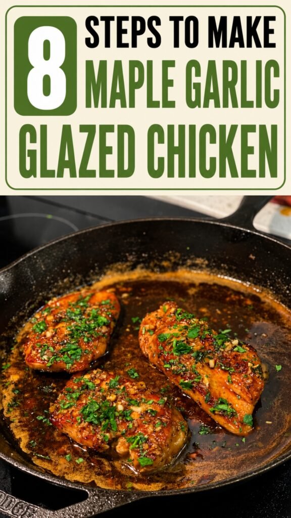 8 Simple Steps to Make Maple Garlic Glazed Chicken At Home
