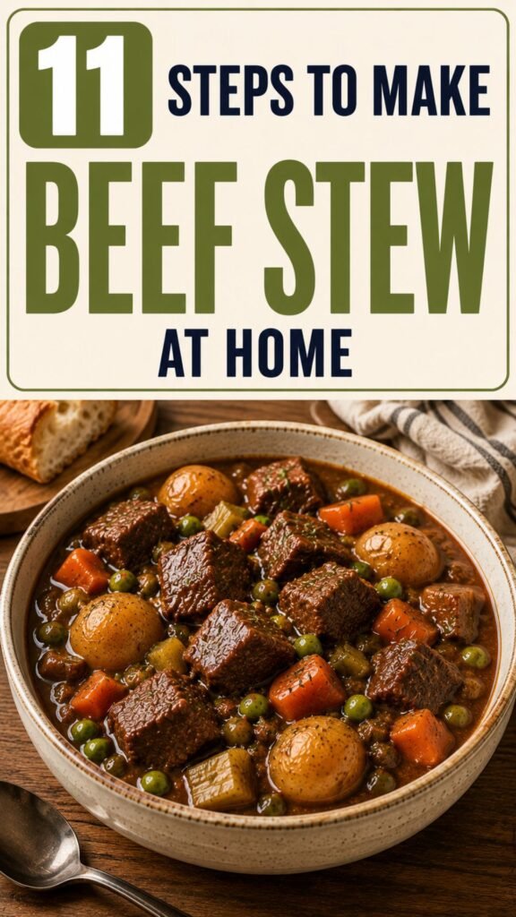 11 Steps to Make Slow Cooker Beef Stew